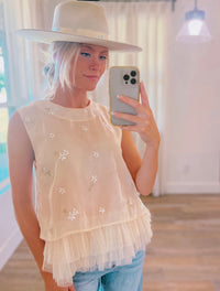 Lily Embroidered Top