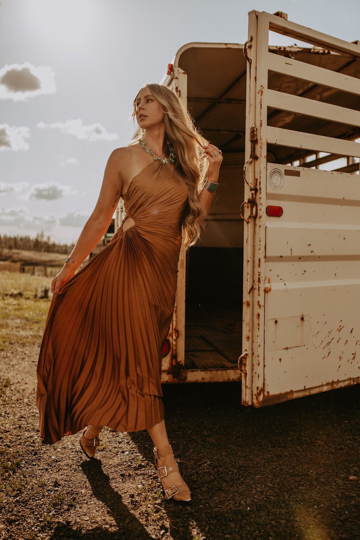 Aphrodite Dress (Rust) – West Boutique, LLC
